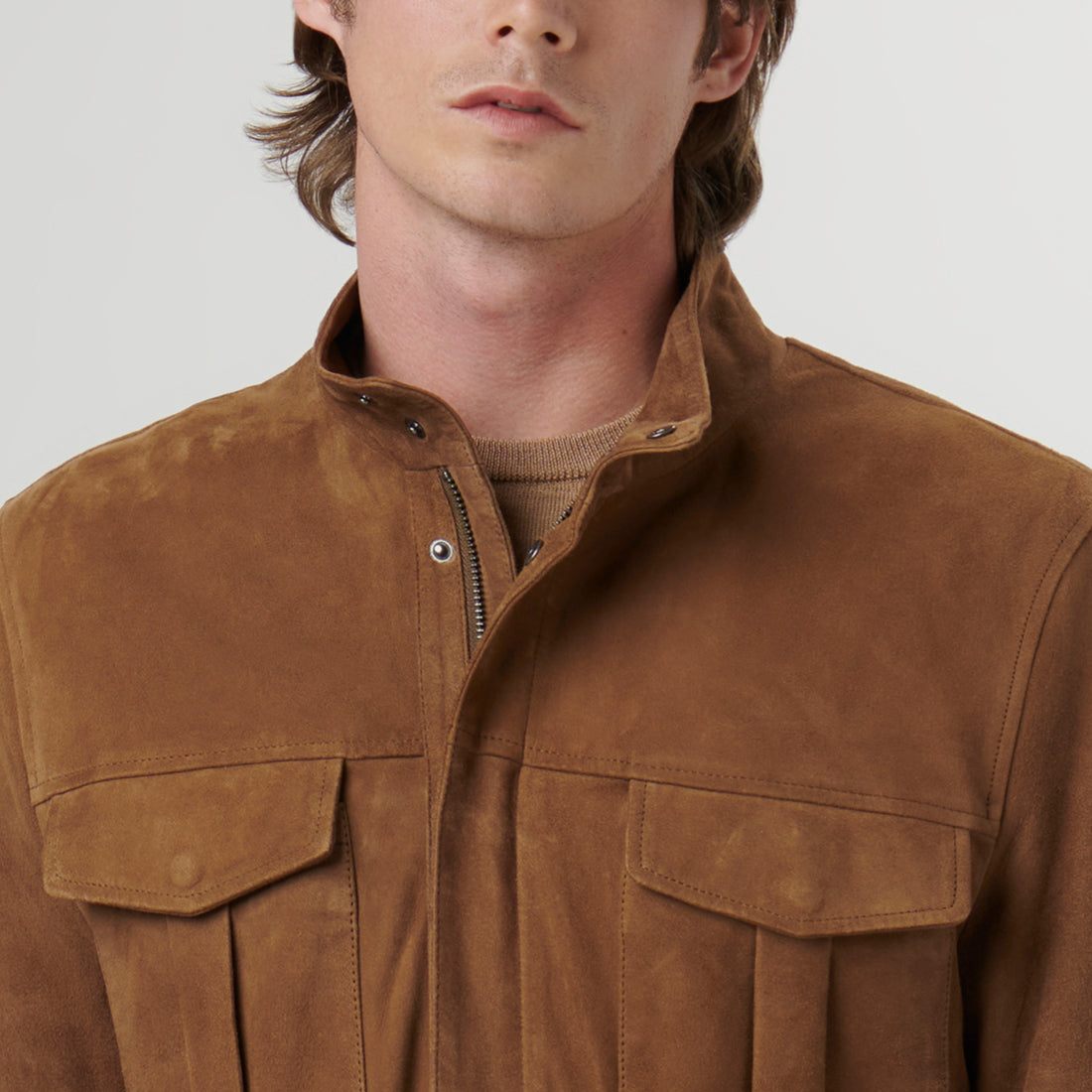 Suede Field Jacket BUGATCHI