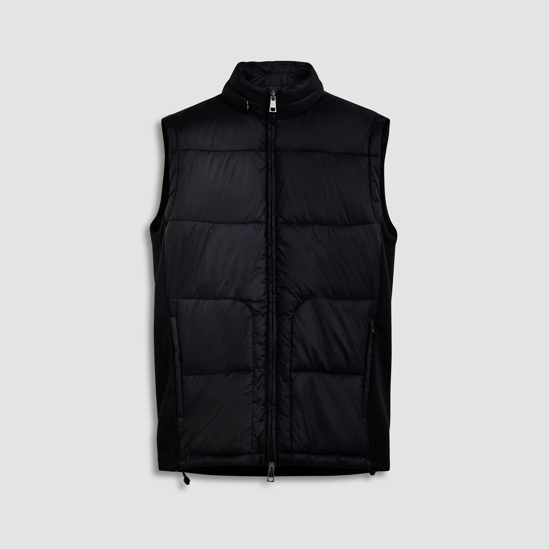 Quilted Vest with Stow-Away Hood