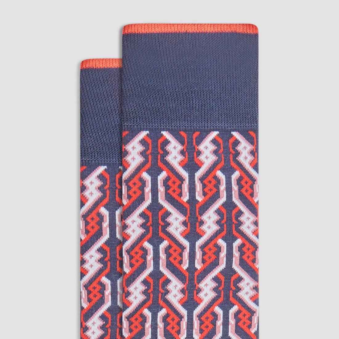 Cable Stripe Mid-Calf Socks