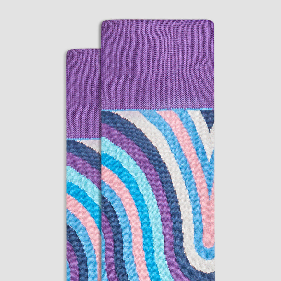 Serpentine Stripe Mid-Calf Socks