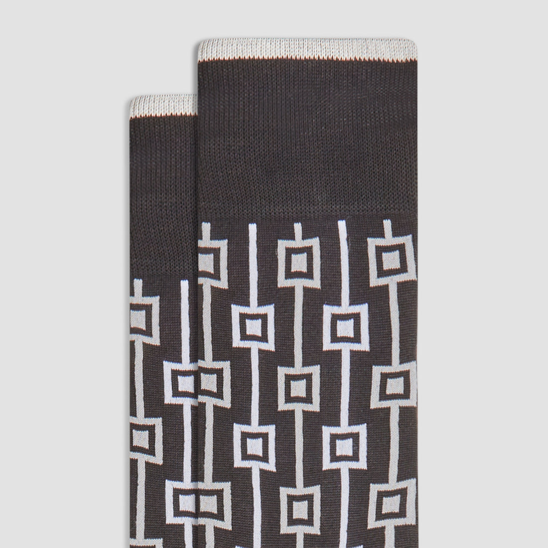 Geometric Mid-Calf Socks