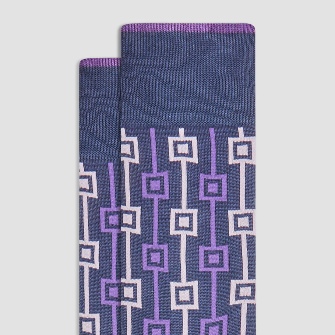 Geometric Mid-Calf Socks