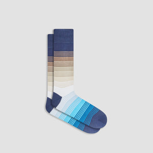 Color Block Striped Mid-Calf Socks