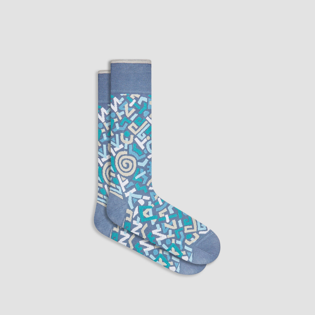 Abstract Mid-Calf Socks