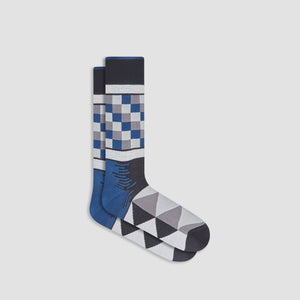 Geometric Mid-Calf Socks