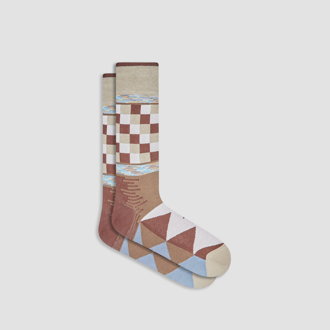 Geometric Mid-Calf Socks