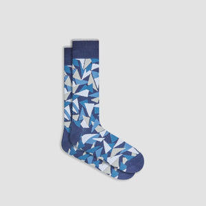 Abstract Mid-Calf Socks