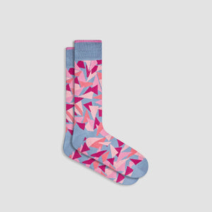 Abstract Mid-Calf Socks