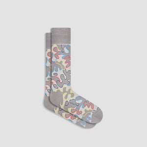 Abstract Mid-Calf Socks