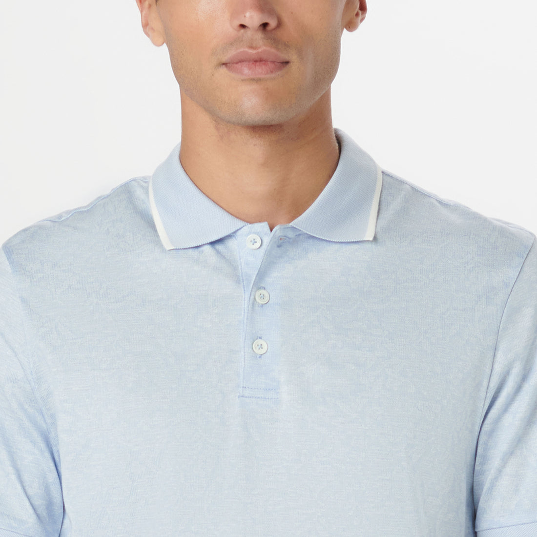 Floral Jacquard Polo