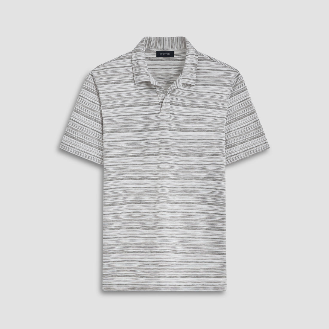 Striped Johnny Collar Polo