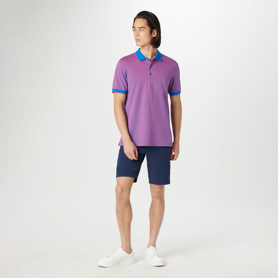 Tipped Bird's Eye Polo