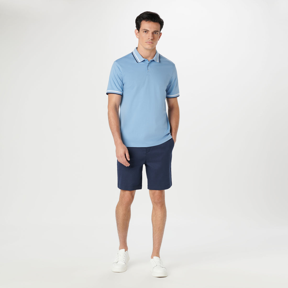 Tipped Solid Polo