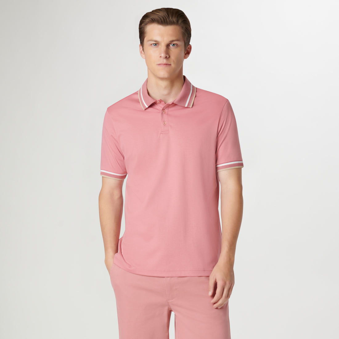 Tipped Solid Polo