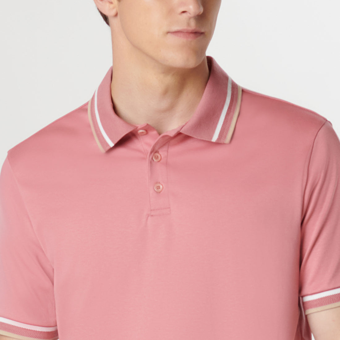 Tipped Solid Polo