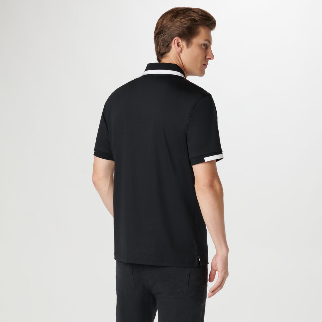 Tipped Quarter Zip Polo