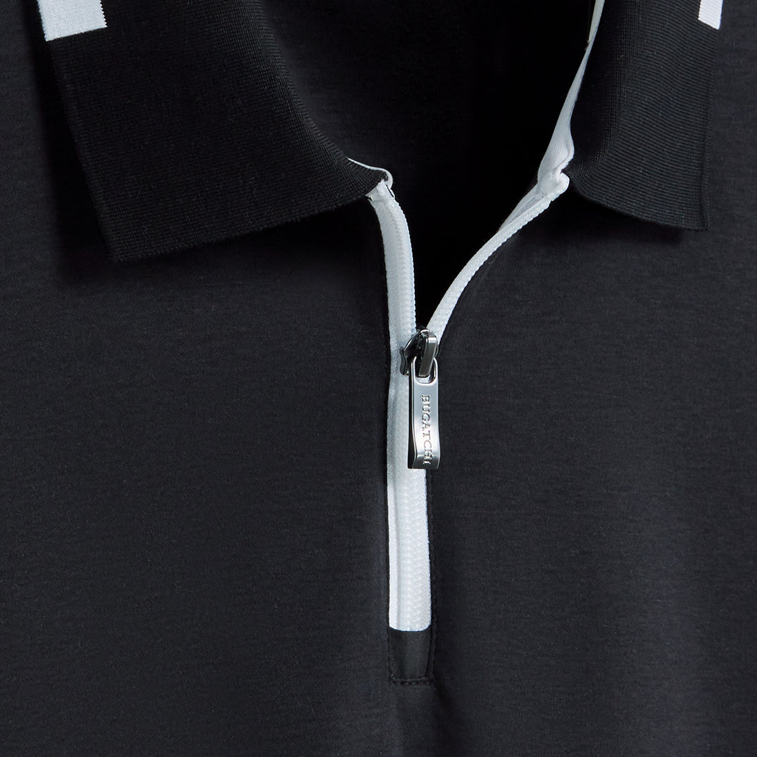 Tipped Quarter Zip Polo