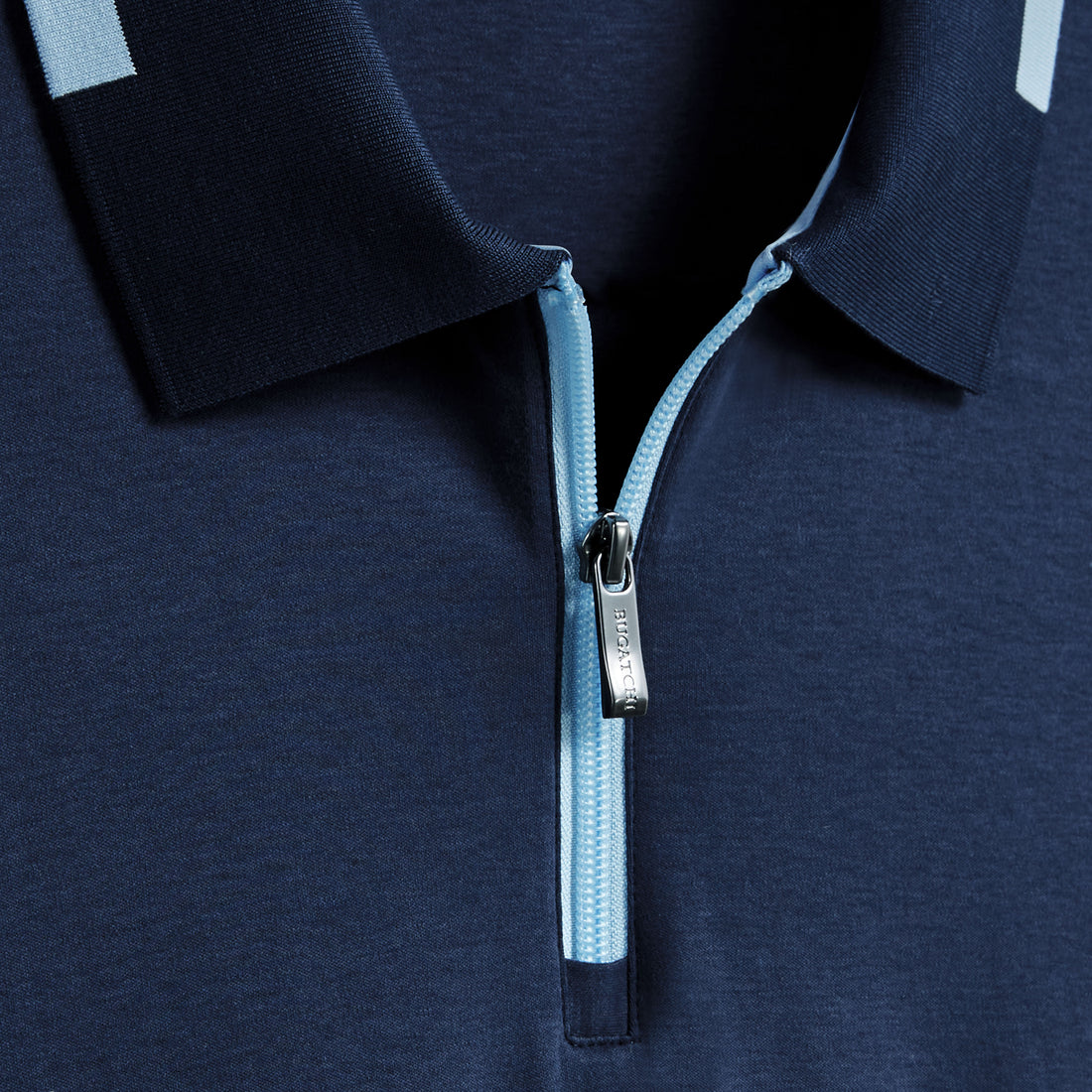 Tipped Quarter Zip Polo