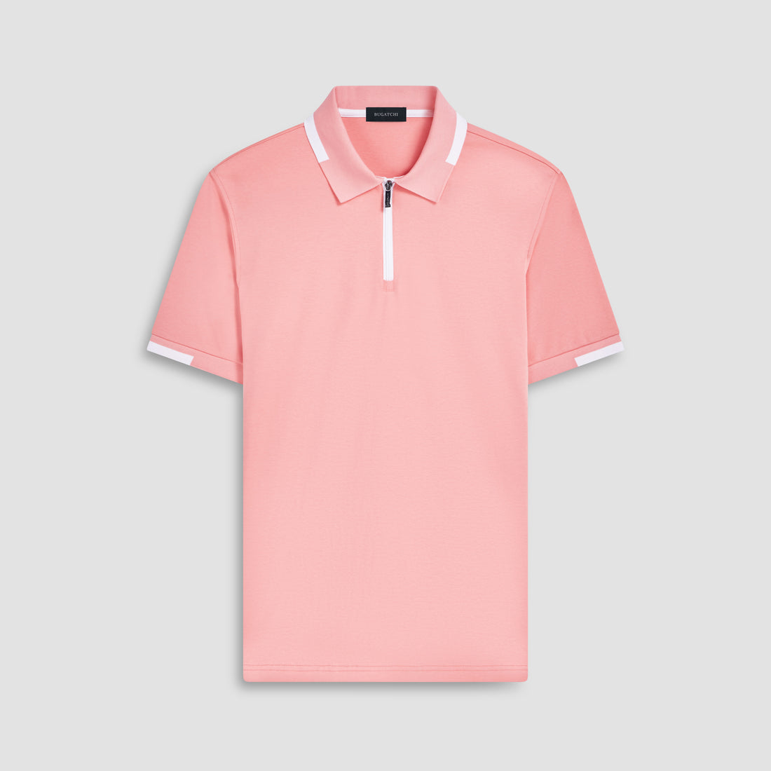 Tipped Quarter Zip Polo