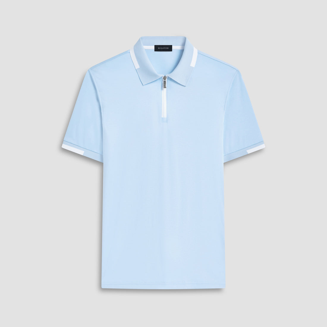 Tipped Quarter Zip Polo