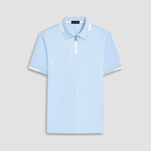 Tipped Quarter Zip Polo