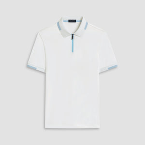 Tipped Quarter Zip Polo