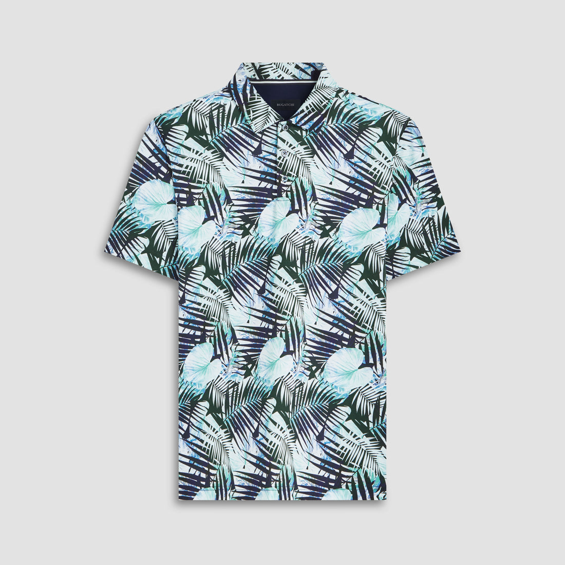 Hendrix Leaf Print Polo