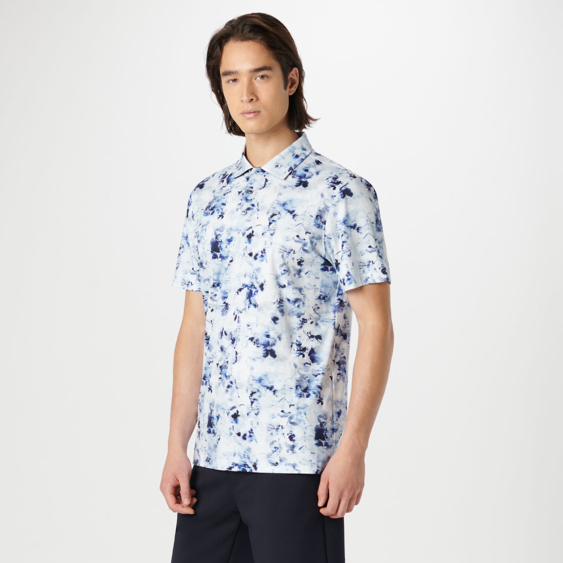 Hendrix Watercolor Print Polo