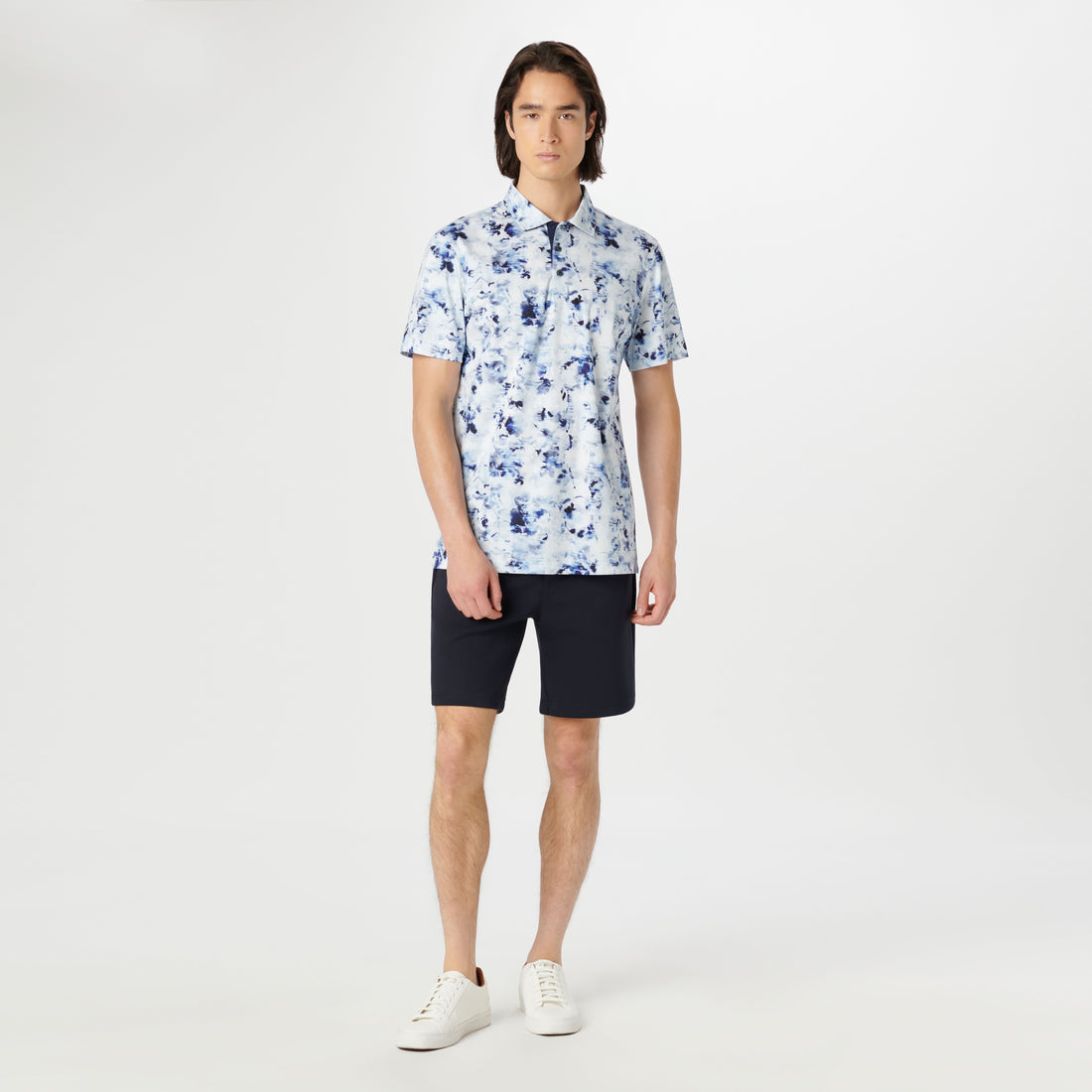 Hendrix Watercolor Print Polo