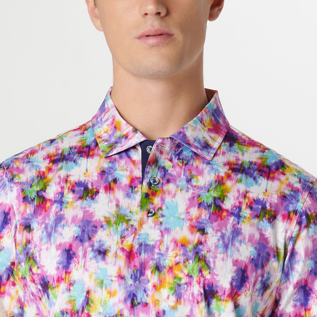 Hendrix Watercolor Print Polo