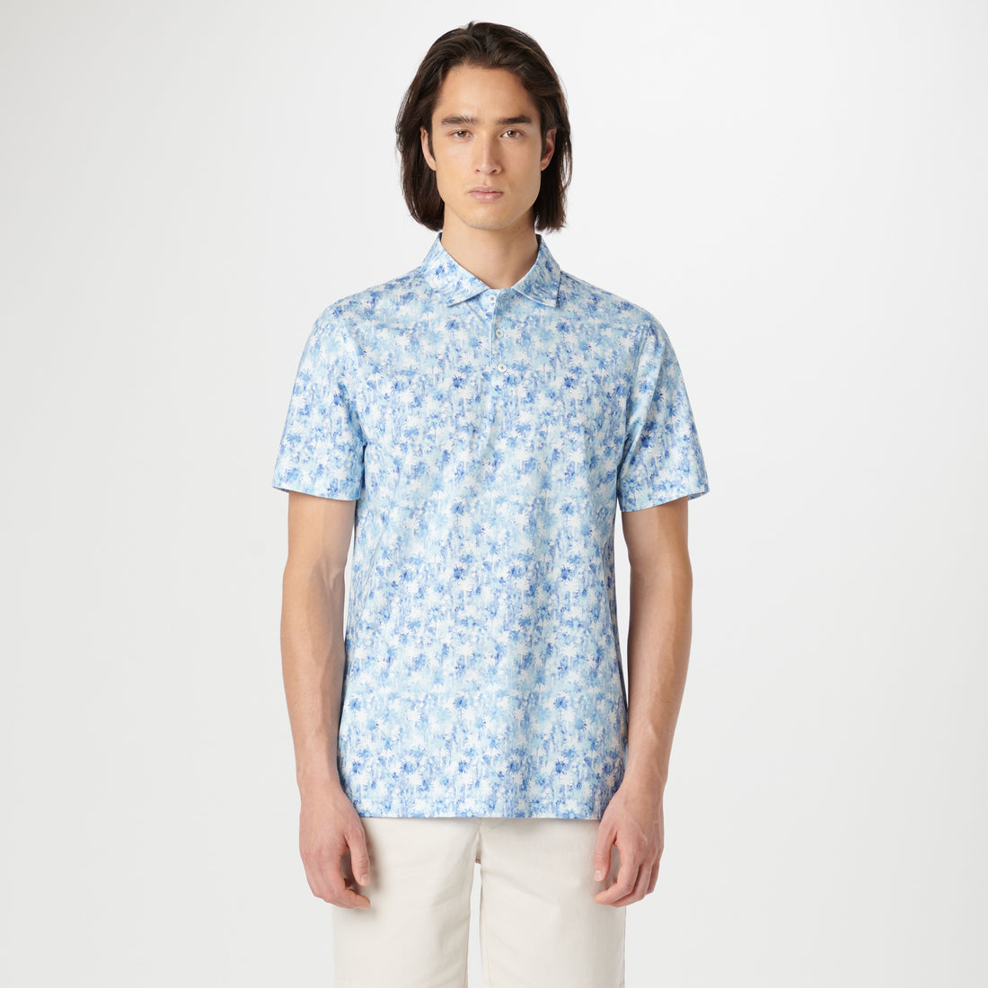 Victor Aquarelle Palm Tree OoohCotton Polo