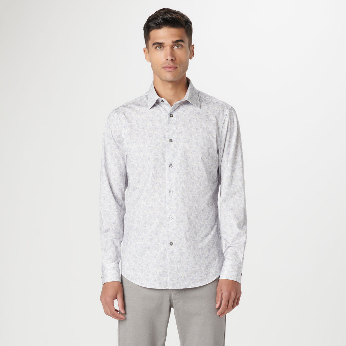 James Leaf Print OoohCotton Shirt