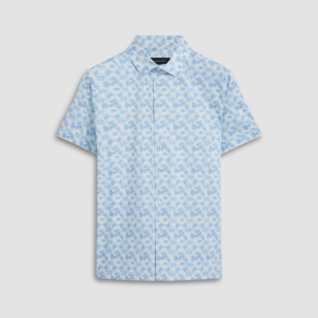 Milo Leaf Print OoohCotton Short Sleeve Shirt