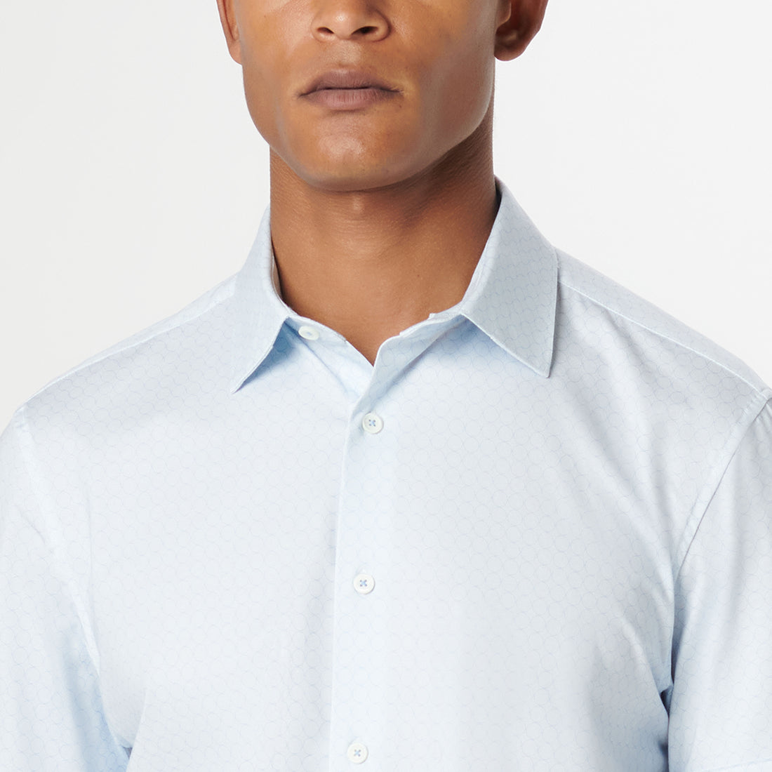 Miles Geometric OoohCotton Short Sleeve Shirt