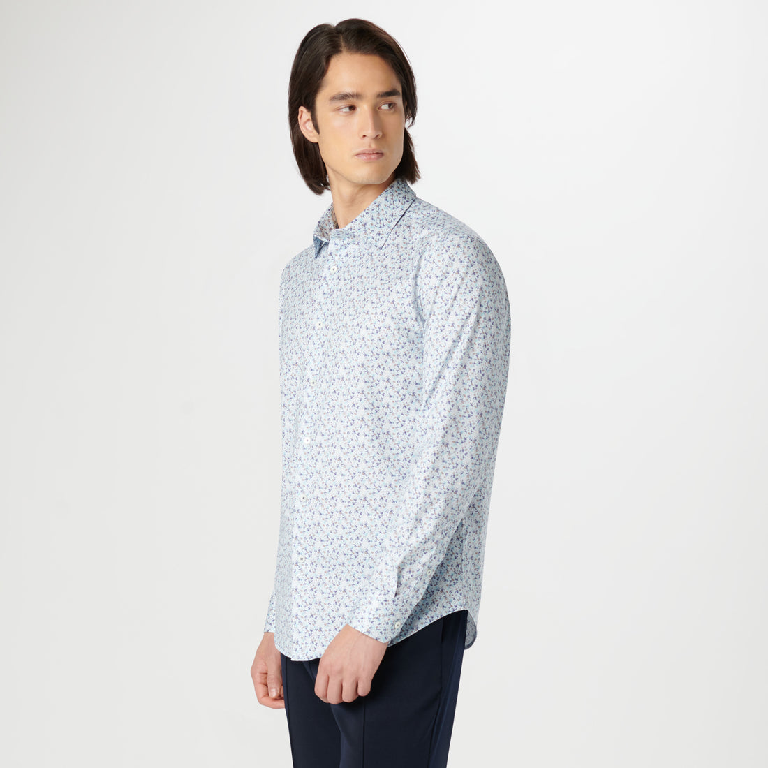 James Leaf Print OoohCotton Shirt