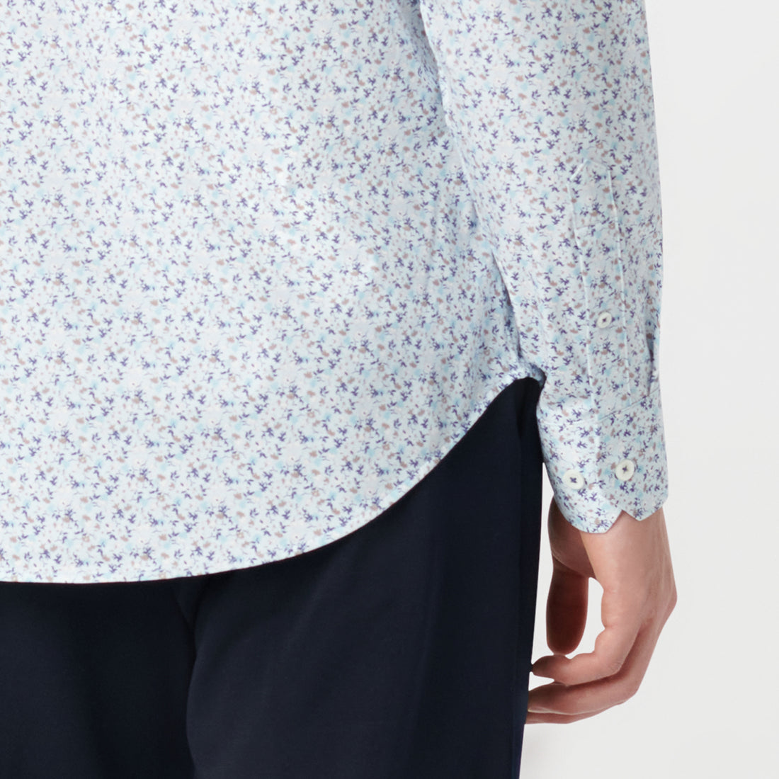 James Leaf Print OoohCotton Shirt