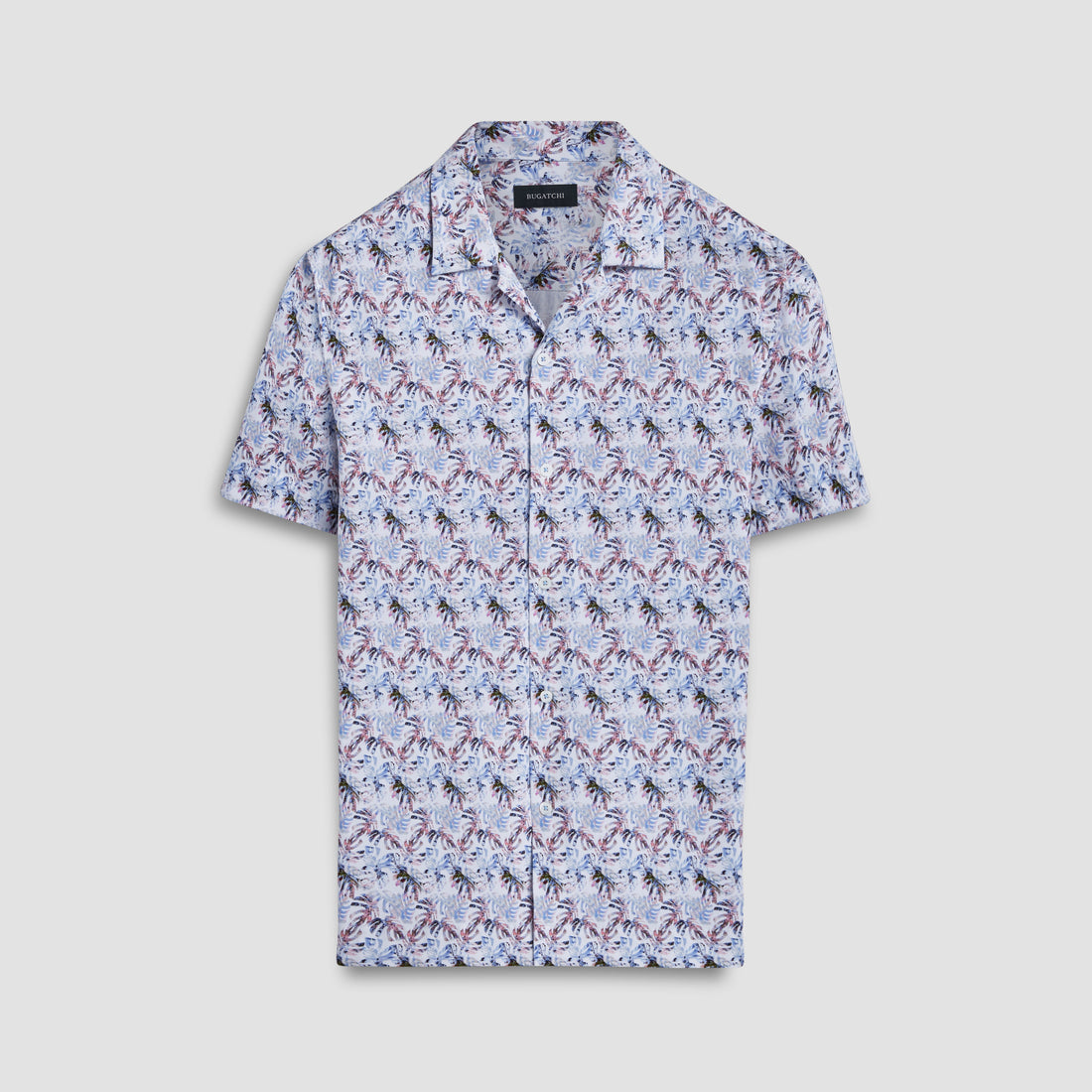 Cole Leaf Print OoohCotton Camp Shirt