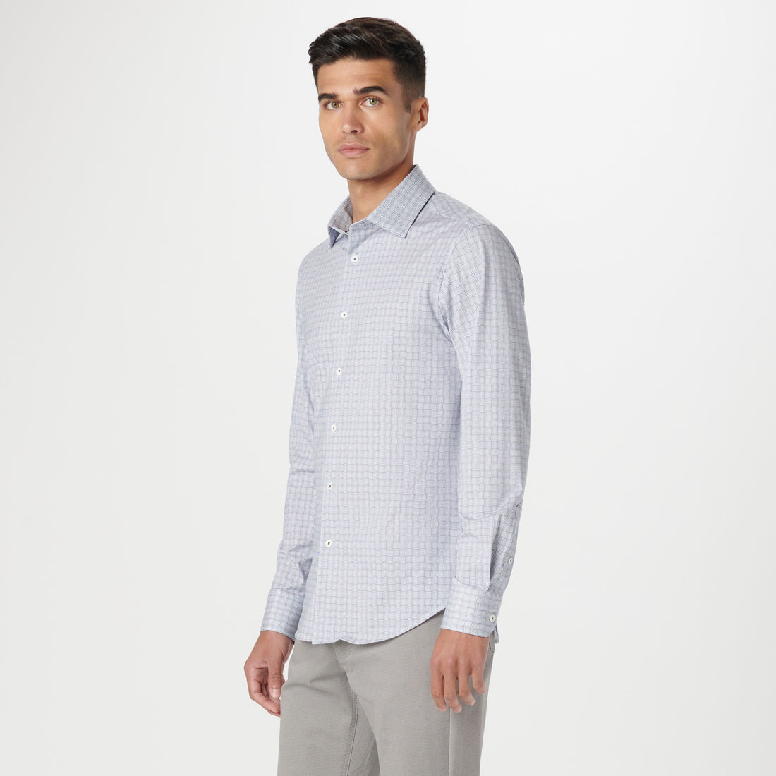 James Curved Check OoohCotton Shirt