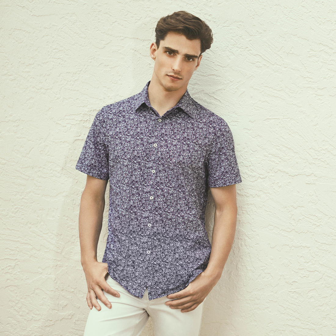 Miles Floral OoohCotton Short Sleeve Shirt