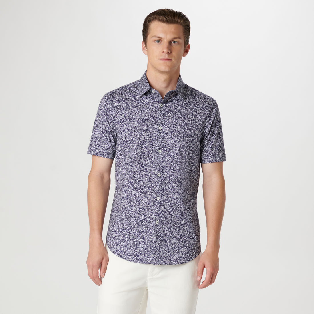 Miles Floral OoohCotton Short Sleeve Shirt