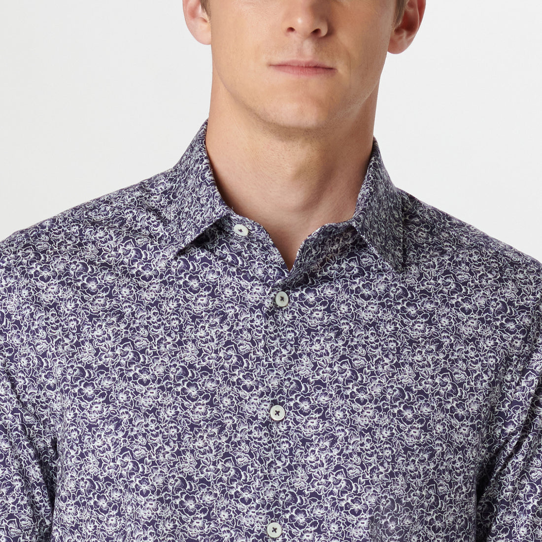 Miles Floral OoohCotton Short Sleeve Shirt