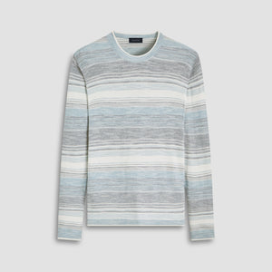 Ombre Stripe Crew Neck Sweater