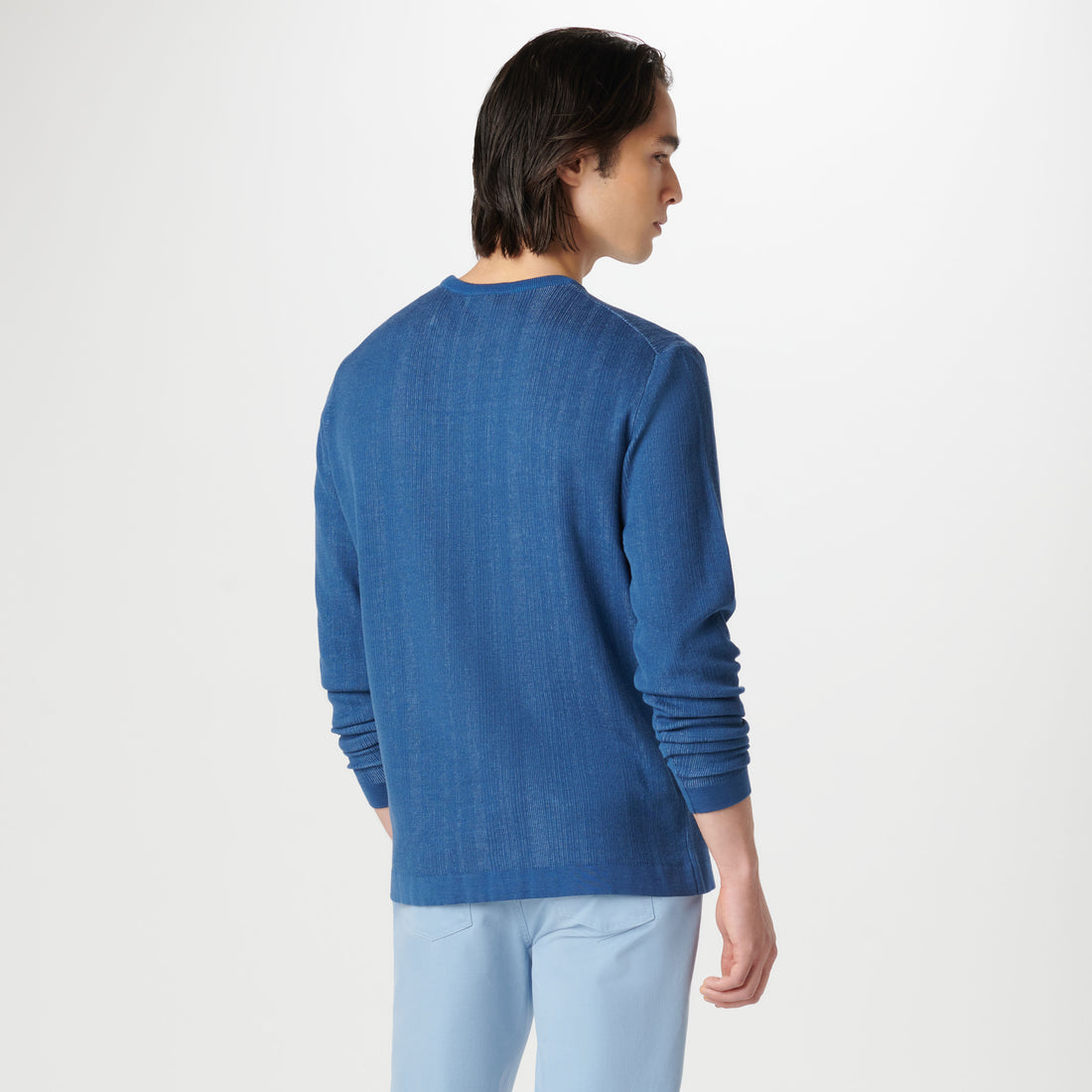 Thin Rib Crew Neck Sweater