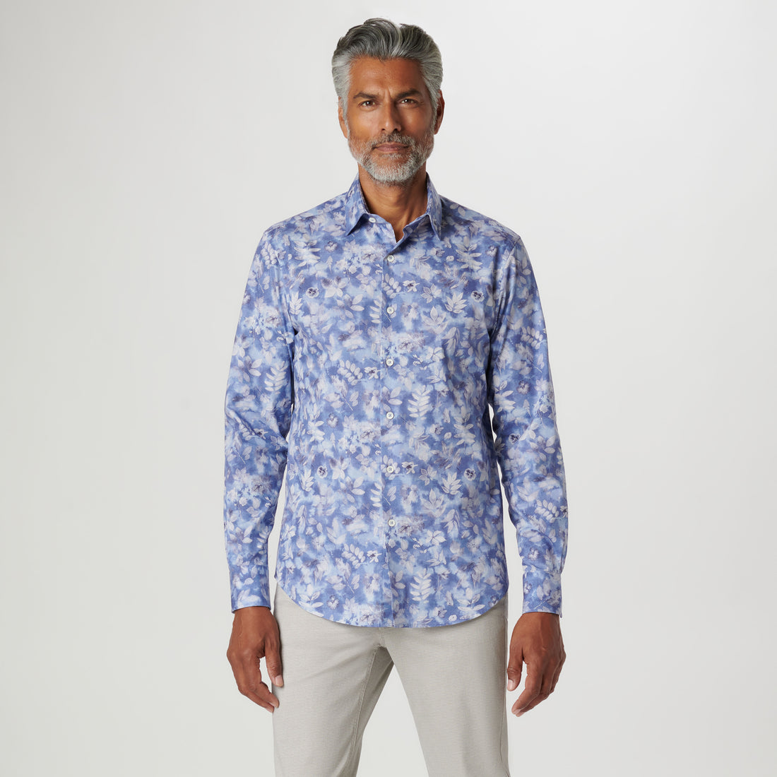 Julian Leaf Print Shirt