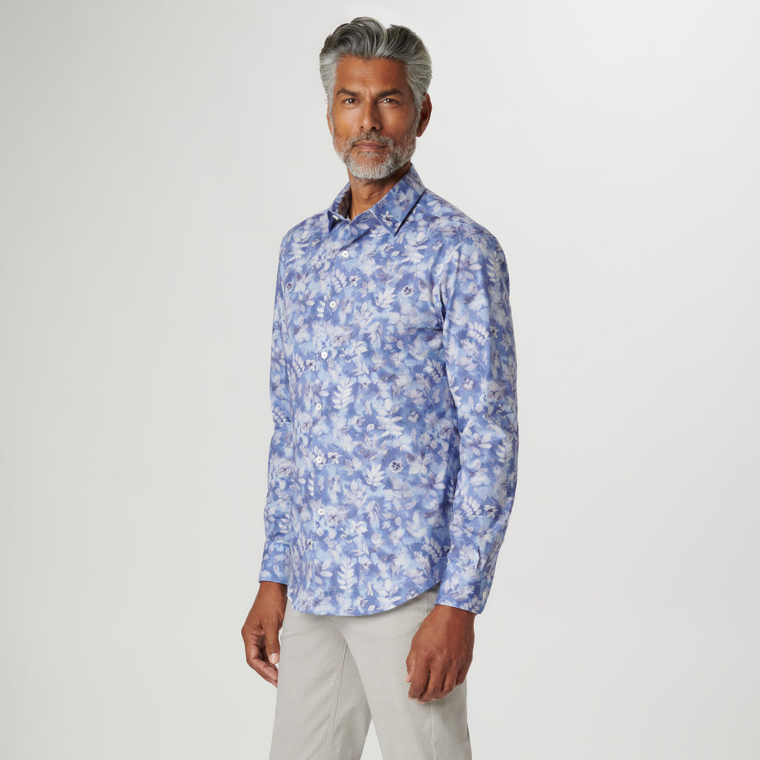 Julian Leaf Print Shirt