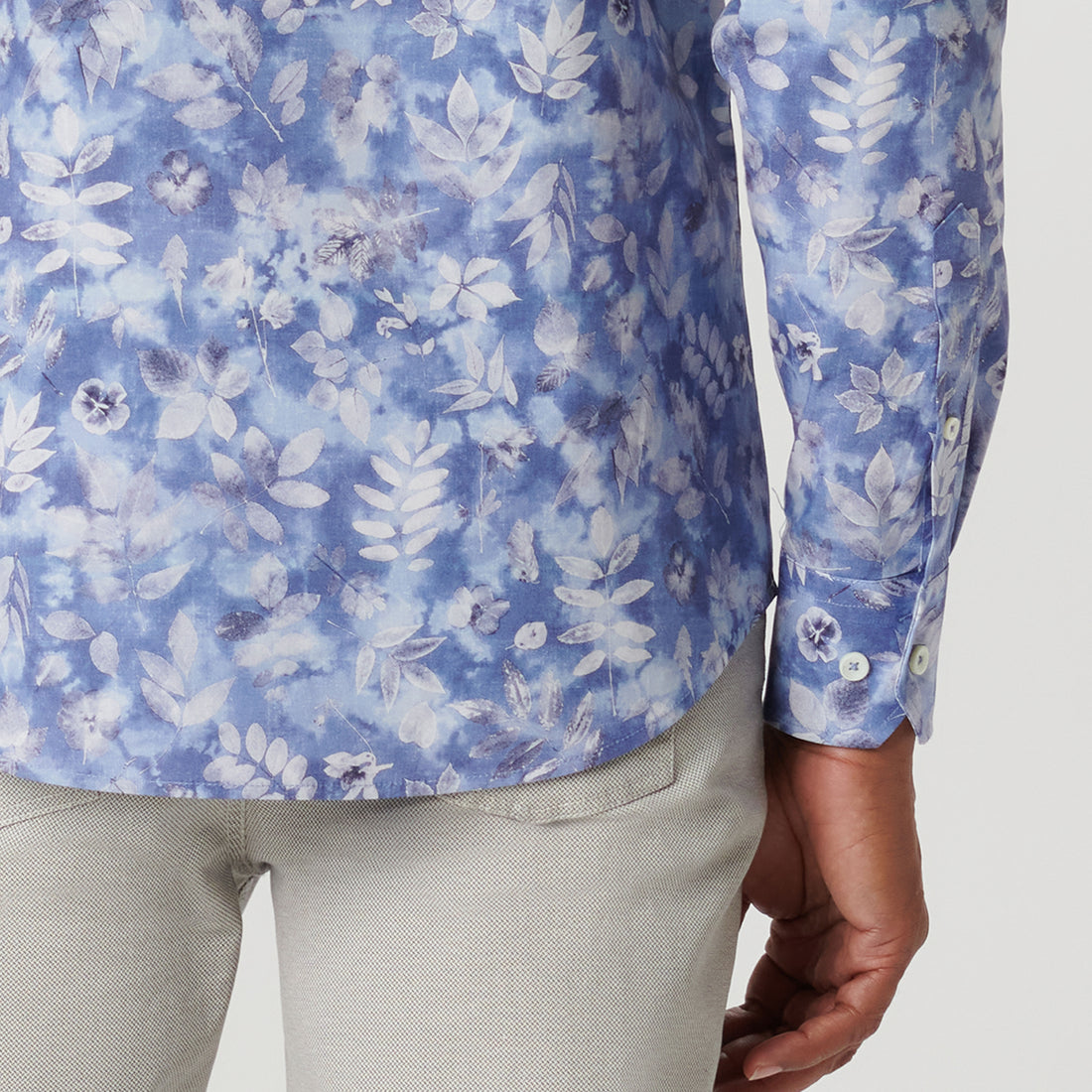 Julian Leaf Print Shirt