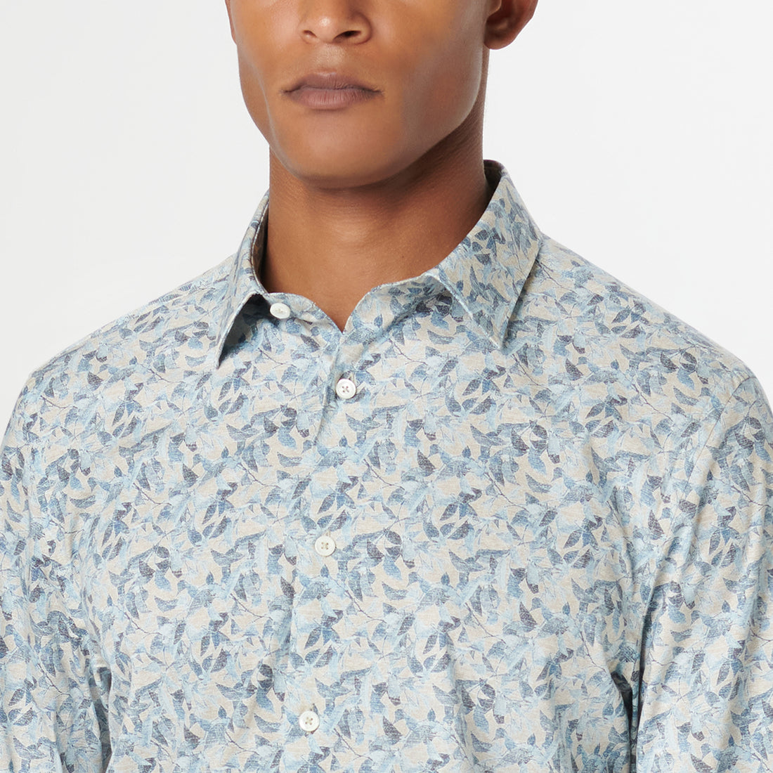 Julian Leaf Print Shirt