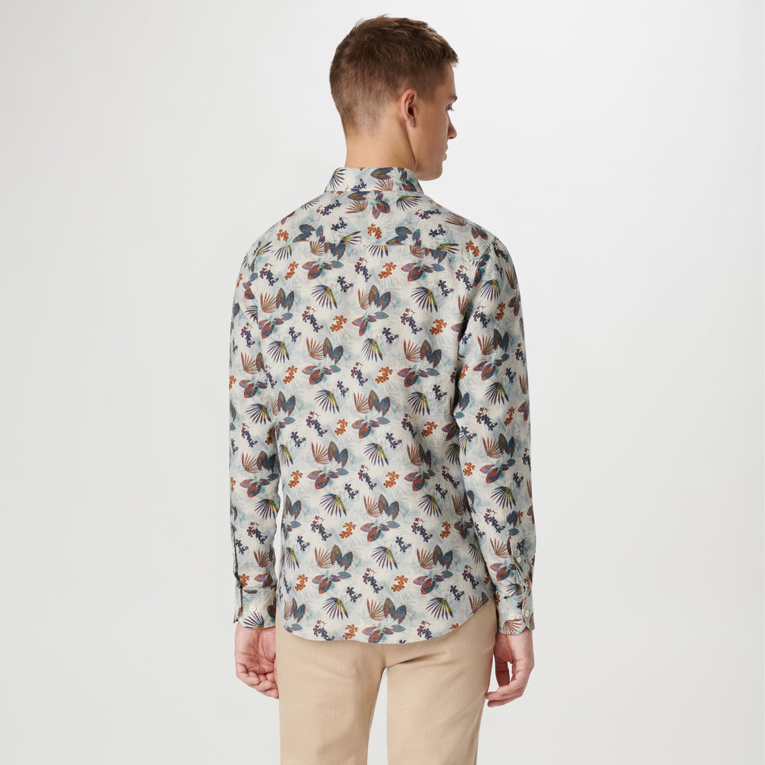 Julian Leaf Print Shirt