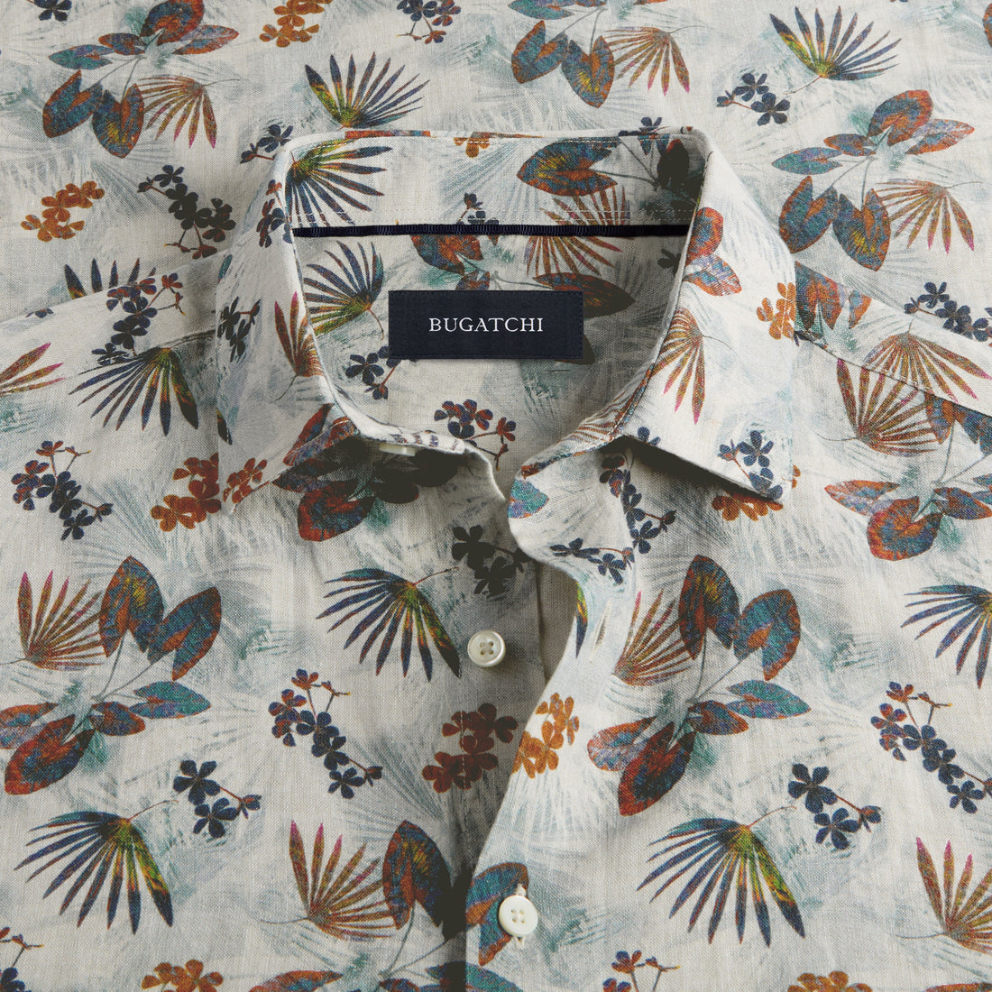 Julian Leaf Print Shirt