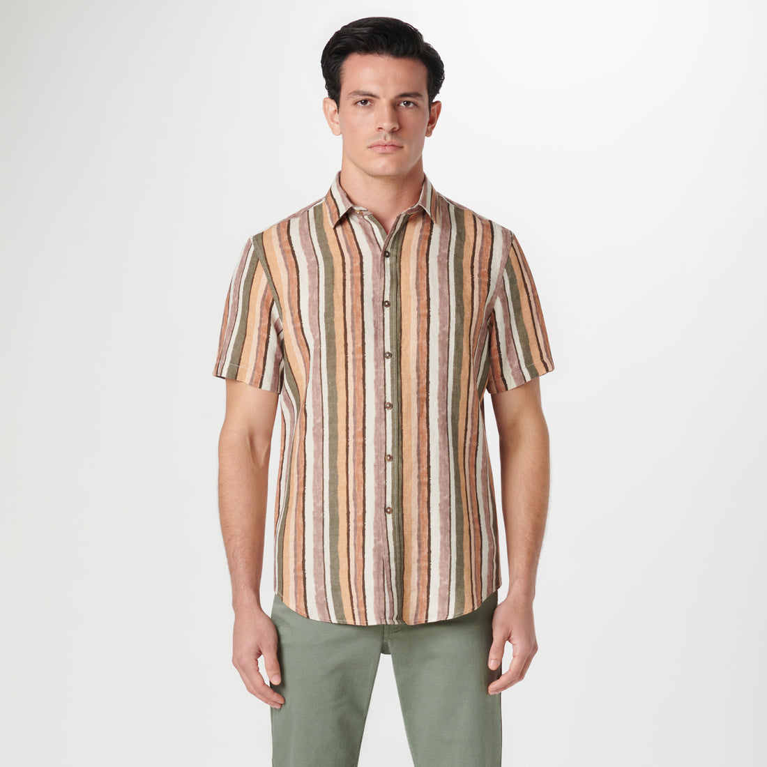 Orson Painted Stripe Short Sleeve Shirt